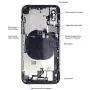 CELL4LESS Back Housing Assembly Metal Frame w/Back Glass - Wireless Charging pad - Sim Card Tray and Camera Frame and Lens for iPhone X (Space Gray) CELL4LESS Back Housing Assembly Metal Frame w/Back Glass - Wireless Charging pad - Sim Card Tray and Camera Frame and Lens for iPhone X (Space Gray)