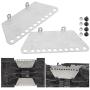 VGEBY RC Pedal, 1Pair/Set Durable Metal 1:12 Scale Remote Control Crawler Car Pedals Step Board Footboard RC Spare Part Accessory for MN 1/12 D90 RC Car