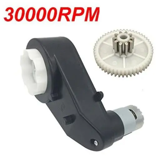 550 12V 30000RPM Gearbox for Power Wheels, RS550 12 Volt Electric Motor Gear Box Accessories Children Ride On Car Replacement Parts 550 12V 30000RPM Gearbox for Power Wheels, RS550 12 Volt Electric Motor Gear Box Accessories Children Ride On Car Replacement Parts