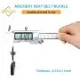 MOCHENT 2 Pack Seat Belt Clip - Car Seat Belt Buckle Stainless Steel Metal Universal Safety Seat Belt Silencer Alarm Stopper Insert Plug for All Vehicles Cars (Black) MOCHENT 2 Pack Seat Belt Clip - Car Seat Belt Buckle Stainless Steel Metal Universal Safety Seat Belt Silencer Alarm Stopper Insert Plug for All Vehicles Cars (Black)