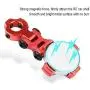 Dilwe 2Pcs RC Car Magnetic Body Post Mount, Metal Magnetic Stealth Body Post Mount for Traxxas/HSP/Redcat/Tamiya/Axial SCX10/D90/HPI RC Car(Red)