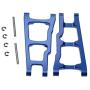 Ky-RC 1 Set Aluminum Alloy Metal Upgrade Chassis Parts Kit for Traxxas Slash 4x4 1/10 RC Car Truck Parts Accessories W001 (Blue)