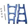Ky-RC 1 Set Aluminum Alloy Metal Upgrade Chassis Parts Kit for Traxxas Slash 4x4 1/10 RC Car Truck Parts Accessories W001 (Blue)