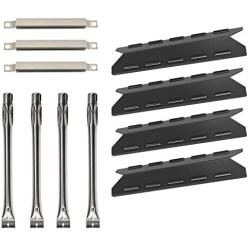 Metal Club Grill Replacement Parts for Kenmore 146.47223610, 146.46372610, 146.46365610, 146.46366610 Models, Grill Heat Plate Tent Shields, Pipe Burner Tubes and Crossover Tubes.