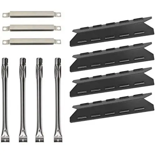 Metal Club Grill Replacement Parts for Kenmore 146.47223610, 146.46372610, 146.46365610, 146.46366610 Models, Grill Heat Plate Tent Shields, Pipe Burner Tubes and Crossover Tubes. Metal Club Grill Replacement Parts for Kenmore 146.47223610, 146.46372610, 146.46365610, 146.46366610 Models, Grill Heat Plate Tent Shields, Pipe Burner Tubes and Crossover Tubes.