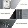 INVIE Metal Locker for School Steel Storage Cabinet for Employees Home Office Gym and Lobby Lounge with 3 Door 3 Tier Gray