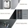 INVIE Metal Locker for School Steel Storage Cabinet for Employees Home Office Gym and Lobby Lounge with 3 Door 3 Tier Gray INVIE Metal Locker for School Steel Storage Cabinet for Employees Home Office Gym and Lobby Lounge with 3 Door 3 Tier Gray