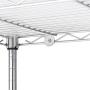 Finnhomy 8-Tier Wire Shelving Unit Adjustable Steel Wire Rack Shelving 8 Shelves Steel Storage Rack or Two 4-Tier Shelving Units with PE mat, Leveling Feet and Safety Device, NSF Certified, Chrome