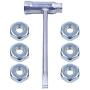 Adefol 13 x 19 mm Chainsaw Wrench Scrench with 6 Bar Nuts for Stihl 017 018 019 020 021 023 024 025 026 028 034 Chainsaw Replacement Parts Repair Tools