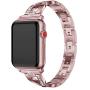 Yolovie Stainless Steel Band Compatible for Apple Watch Bands 40mm 38mm Women Rhinestone Bling Wristband Metal Bracelet Sport Strap with Removal Links for iWatch Series 5 4 3 2 1 - Pink