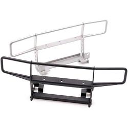 Binchil Metal Front Bumper for -4 TRX4 Bronco 1/10 Rc Crawler Model Car,Silver