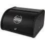 X458 Black Metal Bread Box/Bin/kitchen Storage Containers with Roll Top Lid (Black) X458 Black Metal Bread Box/Bin/kitchen Storage Containers with Roll Top Lid (Black)
