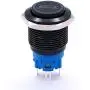 Taiss 12V 19mm Blue Light Illuminated Sign Car LED light bar Push Button Switch 1NO 1NC 3/4'' Mounting Hole Raised Latching Black Metal Toggle Switch BK-L19-CD-BU Taiss 12V 19mm Blue Light Illuminated Sign Car LED light bar Push Button Switch 1NO 1NC 3/4'' Mounting Hole Raised Latching Black Metal Toggle Switch BK-L19-CD-BU