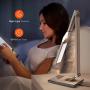 TaoTronics Gold Stylish Metal LED Desk Lamp, 5V/2A USB Port, 5 Color Modes, 6 Brightness Levels, Touch Control, Timer, Night Light for Living Bedroom Study Room Office