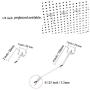 Metal Heavy Duty Pegboard Hooks 2 inch and Pegboard Pegs 4 inch Pegboard Pegs Assortment Peg Board Tool Hooks Set of 30