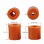 FYSETC 3D Printer Heatbed Parts, Solid Bed Mounts, OD 0.63 in ID 0.16 in Stable Hotbed Tool Heat-Resistant Silicone Buffer for CR-10 Ender 3 Bottom Connect, 4 Pcs