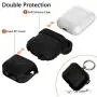 HALLEAST Compatible AirPods Case Cover, AirPods 2 Case Keychain Front LED Visible, Support Wireless Charging Protector Silicone Cover Compatible Apple AirPods 2 & 1 Accessories HALLEAST Compatible AirPods Case Cover, AirPods 2 Case Keychain Front LED Visible, Support Wireless Charging Protector Silicone Cover Compatible Apple AirPods 2 & 1 Accessories