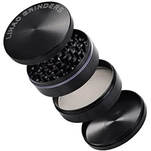 LIHAO 4 Part 3'' Spice Herb Grinder - Black LIHAO 4 Part 3'' Spice Herb Grinder - Black
