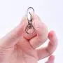 BronaGrand Pack of 50 D Swivel Trigger Clips Hooks Metal Key Ring Lobster Clasps BronaGrand Pack of 50 D Swivel Trigger Clips Hooks Metal Key Ring Lobster Clasps