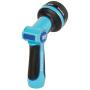 Aqua Joe AJHN102 Heavy Duty Indestructible Metal Multi Function Adjustable Hose Nozzle, w/Smart Throttle,w/ Smart Throttle