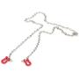 Pasamer 1:10 Scale Metal Alloy Chain & Tow Shackles for RC Crawler SCX-10 D90 Truck Accessory