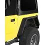 Hooke Road Wrangler TJ 4.3'' Wide Rear Steel Fender Flares Tubular Flat Wheel Cover Guards Compatible with Jeep Wrangler TJ 1997 1998 1999 2000 2001 2002 2003 2004 2005 2006 (2 PCS Rear) Hooke Road Wrangler TJ 4.3'' Wide Rear Steel Fender Flares Tubular Flat Wheel Cover Guards Compatible with Jeep Wrangler TJ 1997 1998 1999 2000 2001 2002 2003 2004 2005 2006 (2 PCS Rear)