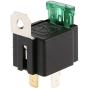 ESUPPORT 12V 30A Car Motor 14AWG Heavy Duty Relay Socket Plug 5Pin Fuse Switch On/Off SPDT Wire Harness Metal Pack of 2