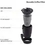 Cofe Reusable Coffee Filter compatible with Keurig My K-Cup 1.0&2.0 all Keurig home Coffee makers (black, 2pcs/pack)