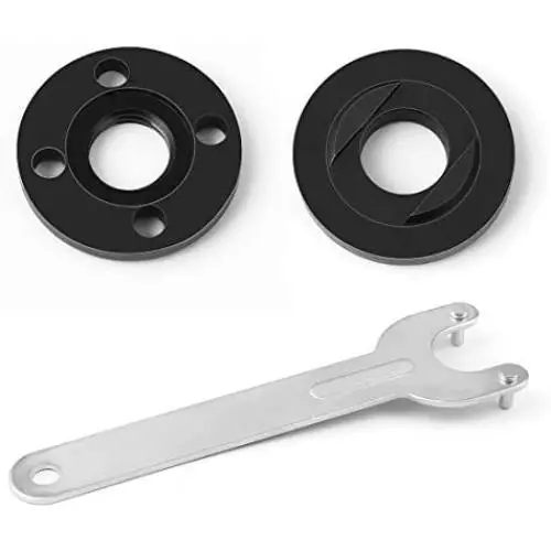 HOMEACC 4.5'' 5'' 5/8-11 Angle Grinder Wrench Spanner Metal Lock Nut for Compatible with Dewalt Milwaukee Makita 193465-4 Bosch Black & Decker Ryobi HOMEACC 4.5'' 5'' 5/8-11 Angle Grinder Wrench Spanner Metal Lock Nut for Compatible with Dewalt Milwaukee Makita 193465-4 Bosch Black & Decker Ryobi