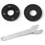 HOMEACC 4.5'' 5'' 5/8-11 Angle Grinder Wrench Spanner Metal Lock Nut for Compatible with Dewalt Milwaukee Makita 193465-4 Bosch Black & Decker Ryobi HOMEACC 4.5'' 5'' 5/8-11 Angle Grinder Wrench Spanner Metal Lock Nut for Compatible with Dewalt Milwaukee Makita 193465-4 Bosch Black & Decker Ryobi