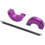 2Pack Mirthobby Metal Engine Clutch Shoe Spring Upgrade Part for HSP Redcat Racing Himoto Traxxas 1/10 RC Nitro Racing Car Truck (Purple)