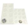 Round Clear Adhesive Bumpers Combo (Large, Medium) - Transparent Self Stick Rubber Pads for Glass Table Top, Furniture, Laptop, Mirrors - 20 PCs