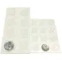 Round Clear Adhesive Bumpers Combo (Large, Medium) - Transparent Self Stick Rubber Pads for Glass Table Top, Furniture, Laptop, Mirrors - 20 PCs