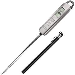 Habor 022 Meat Thermometer, Instant Read Thermometer Digital Cooking Thermometer, Candy Thermometer with Super Long Probe for Kitchen BBQ Grill Smoker Meat Oil Milk Yogurt Temperature