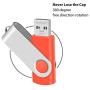 [NOT 128GB ] Enfain 10 Pack Small Capacity 128 MB USB Flash Drive Bulk Thumb Drives 128MB in Red, with LED Indicator, 12 x Removable White Labels for Marking Contents Loaded