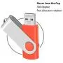 [NOT 128GB ] Enfain 10 Pack Small Capacity 128 MB USB Flash Drive Bulk Thumb Drives 128MB in Red, with LED Indicator, 12 x Removable White Labels for Marking Contents Loaded
