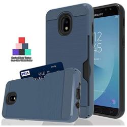 Ayoo:Galaxy J3 2018/Galaxy J3 Eclipse 2/J3 Orbit/J3 Achieve/Express Prime 3/J3 Prime 2/Amp Prime 3/J3 Emerge 2018/J3 Star/Express/J3 V 3rd Gen/J3 Aura/Sol 3/J3V Cases for Galaxy J3 2018-KC Metal Slate