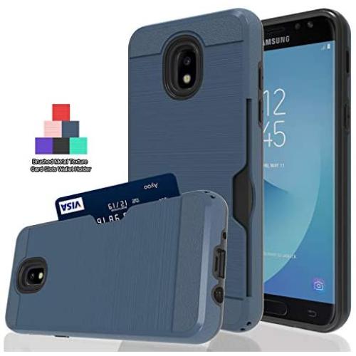 Ayoo:Galaxy J3 2018/Galaxy J3 Eclipse 2/J3 Orbit/J3 Achieve/Express Prime 3/J3 Prime 2/Amp Prime 3/J3 Emerge 2018/J3 Star/Express/J3 V 3rd Gen/J3 Aura/Sol 3/J3V Cases for Galaxy J3 2018-KC Metal Slate