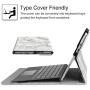 Fintie Case for New Microsoft Surface Pro 7 / Pro 6 / Pro 5 / Pro 4 / Pro 3 12.3 Inch Tablet - Multiple Angle Viewing Portfolio Business Cover, Compatible with Type Cover Keyboard (Marble)