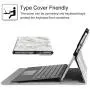 Fintie Case for New Microsoft Surface Pro 7 / Pro 6 / Pro 5 / Pro 4 / Pro 3 12.3 Inch Tablet - Multiple Angle Viewing Portfolio Business Cover, Compatible with Type Cover Keyboard (Marble)