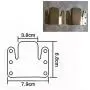 Gizhome 4 Pack/2 Pairs Universal Sectional Connector Brackets, Non Sliding Sofa Fastener for Sectionals Pieces, Color Zinc-Plated Gizhome 4 Pack/2 Pairs Universal Sectional Connector Brackets, Non Sliding Sofa Fastener for Sectionals Pieces, Color Zinc-Plated