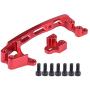 Tbest RC Servo Mount, Metal Steering Servo Mount Servo Mounting Bracket Protector Compaitble with Axial SCX10 II 90046 90047 scx205 1/10 RC Crawler Car Part