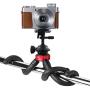 Acuvar 12'' Inch Flexible Camera Tripod with Wrapable Disc Legs & Quick Release Plate + Universal Smartphone Mount + Wireless Remote Control for All Smartphones