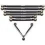 SLING for Axial SCX24 90081 1/24 RC Crawler Car Upgrade Parts Metal Link Rod Tie Rod Suspension Set AX31613 Accessories