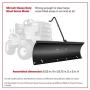 Arnold 19A30017OEM 46-Inch Snow Blade Attachment, 46 Inch, Black