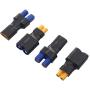 2Pairs No Wires XT30 to EC3 Plug Female Male Adapter Wireless Connector for RC FPV Drone Car Lipo NiMH Battery Charger ESC