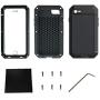 iPhone 8 Case,iPhone 7 Case,Marrkey 360 Full Body Protective Cover Heavy Duty Shockproof [Tough Armour] Aluminum Alloy Metal Case with Silicone Built-in Screen Protector for iPhone 7/8 - Black