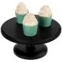 10-Inch Black Metal Classic Mini Decorative Cake & Dessert Pedestal Display Stand -MyGift Home