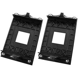 AXLIZER AM4 mounting Bracket 2Sets CPU Cooler Fan Heatsink Motherboard Retention Mounting Bracket for AMD AM4 B350 X370 A320 X470 Black