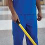 Rubbermaid Commercial Quick-Connect Straight Extension Handle, Yellow (FGQ75500YL00)